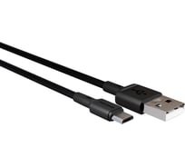 Дата-кабель More Choice USB 2.0A для micro USB K19m TPE 2м Black K19m 2м Black