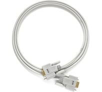 Кабель GCR 3.0m 0-модемный COM DB9-DB9  9F-9F серый 30 AWG VIVDBI901-3m