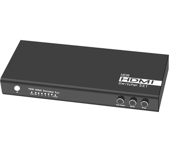 Переключатель GCR HDMI 2.0 автоматическое переключение пульт ДУ VIVVSI5 1