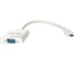 Кабель-переходник Telecom, Micro HDMI M=VGA F 0.2m TA593 3