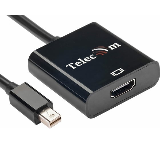 Кабель-переходник Telecom, Mini DisplayPort M - HDMI F, 4K@60Hz TA6056