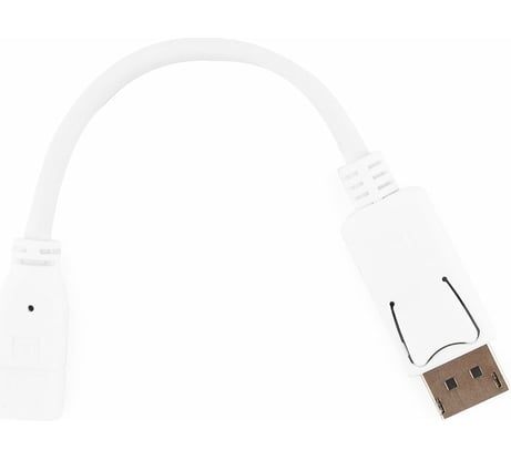 Переходник Cablexpert, miniDisplayPort длина 16см A-mDPF-DPM-001-W