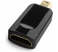 Переходник Cablexpert, miniDisplayPort ; HDMI, черный A-mDPM-HDMIF-01