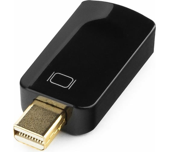 Переходник Cablexpert, miniDisplayPort ; HDMI, черный A-mDPM-HDMIF-01