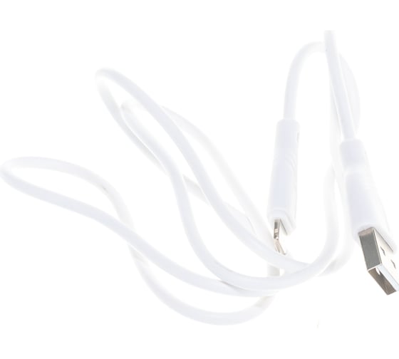 Кабель для Apple Cablexpert, AM/Lightning, издание Classic 0.1, длина 1м, белый CCB-USB-AMAPO1-1MW