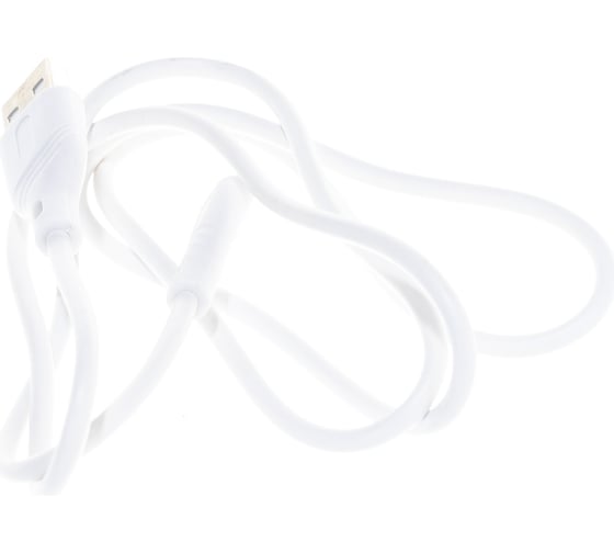 Кабель для Apple Cablexpert, AM/Lightning, издание Classic 0.1, длина 1м, белый CCB-USB-AMAPO1-1MW