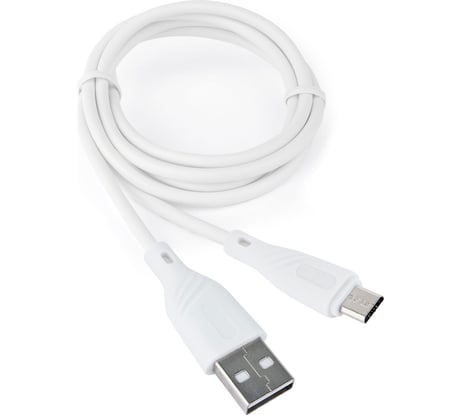 Кабель Cablexpert, USB 2.0 AM/microB, издание Classic 0.1, длина 1м, белый CCB-mUSB2-AMBMO1-1MW