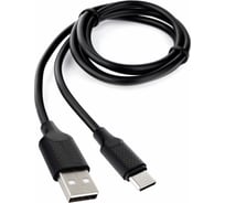 Кабель USB 2.0 Cablexpert, AM/Type-C, издание Classic 0.2, длина 1м, черный CCB-USB2-AMCMO2-1MB