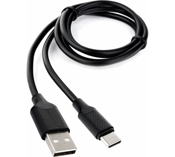 Кабель USB 2.0 Cablexpert, AM/Type-C, издание Classic 0.2, длина 1м, черный CCB-USB2-AMCMO2-1MB 1