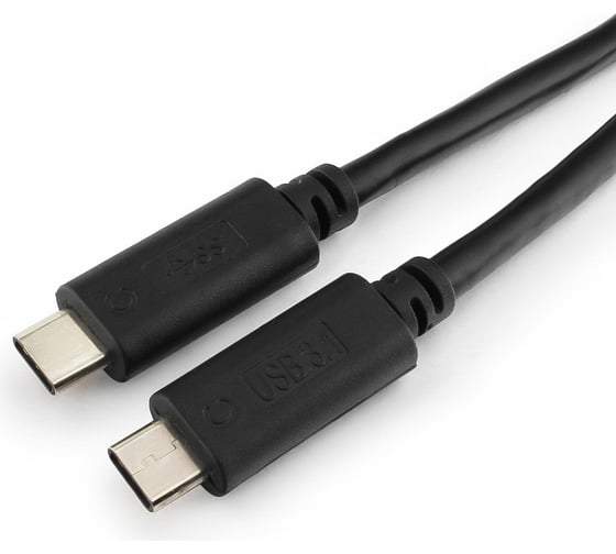 Кабель USB Cablexpert, USB3.1 Type-C/USB3.1 Type-C, 1.5м, пакет CCP-USB3.1-CMCM-5