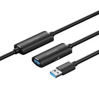 Активный кабель-удлинитель VENTION USB 3.0 AM/AF с усилителем - 5м Черный CBMBJ