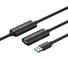 Активный кабель-удлинитель VENTION USB 3.0 AM/AF с усилителем - 5м Черный CBMBJ 1