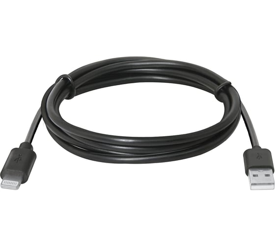 USB-кабель DEFENDER ACH01-03BH черный, USB AM -Lightning, 1м 87478