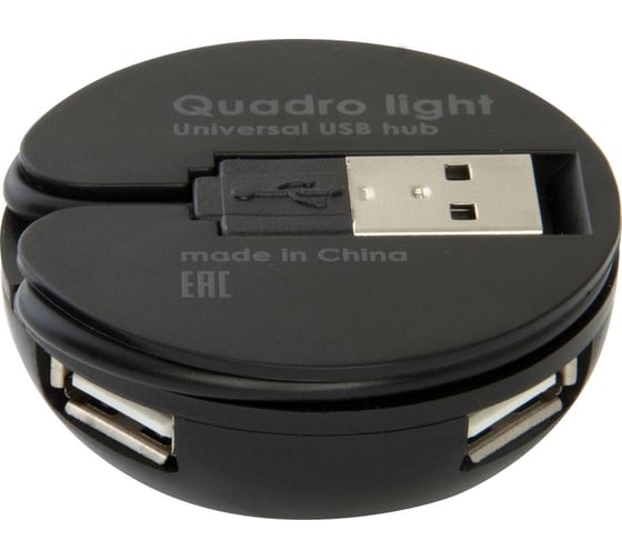 Универсальный USB-разветвитель DEFENDER Quadro Light USB 2.0, 4 порта 83201