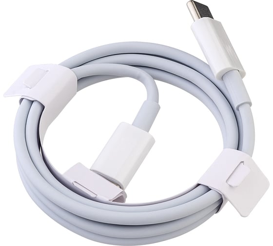 Кабель Perfeo USB C вилка - C вилка, 30W, белый, длина 1 м., бокс (C1101) 30018733