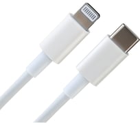 Кабель Perfeo USB C вилка - Lightning вилка, 30W, белый, длина 1 м., бокс (C1001) 30018732