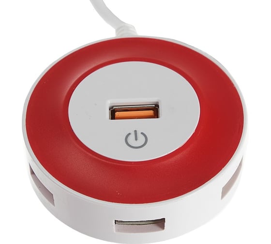 Разветвитель питания Luazon 3 USB, верхний USB для передачи данных, МИКС 4487538