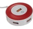 Разветвитель питания Luazon 3 USB, верхний USB для передачи данных, МИКС 4487538 1