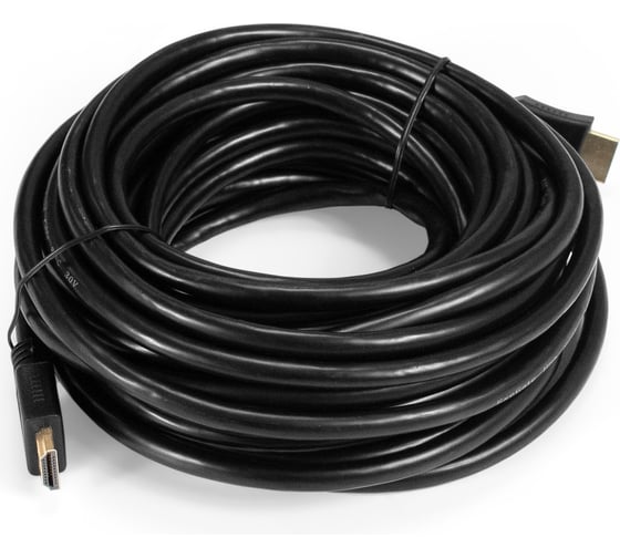 Кабель ExeGate HDMI EX-CC-HDMI2-10.0 19M/19M, v2.0, 10м, 4K UHD, Ethernet, позолоченные контакты 287733