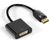 Кабель-переходник ExeGate DisplayPort-DVI-D EX-A-DPM-DVIF-0.15 20M/29F, 0,15м, позолоченные контакты 294676