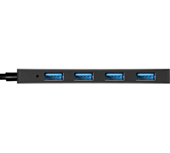 USB-Хаб ExeGate концентратор 4-в-1 DUB-4P/3 кабель-адаптер USB3.0 -- 4xUSB3.0, Plug Play, черный 296928