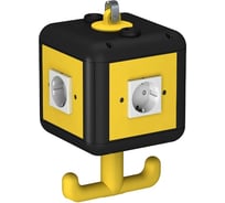 Блок питания OBO Bettermann VH-4 укомплектованный розетками, 140x140x252 мм (подвесной блок с 4 розетками 16А 250В 2К+З с защитными шторками) 6109802