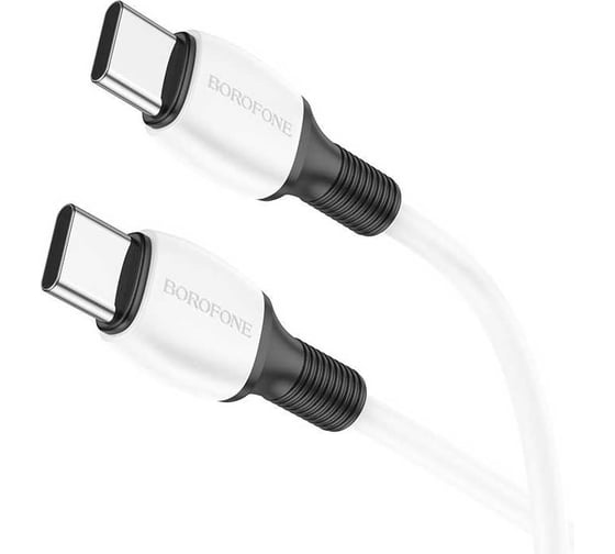 Кабель Type-С Borofone BX84 Rise Type-C-Type-C, 1 метр, 60W, 3A, ПВХ, черный 23752-BX84ttBK
