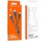 USB-кабель Borofone 3-в-1 BX71 AM-8pin, microBM, Type-C, 1 метр, 2A, ПВХ, черный 23752-BX71itmBK 3