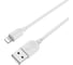 USB-кабель Borofone BX14 LinkJet AM-8pin 2 метра, 2.4A, ПВХ, белый 23752-BX14iW2 2