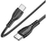 USB-кабель Borofone BX51 Type-C -Type-C, 1 метр, 3А, пластик, чёрный 23752-BX51tTBK 4