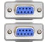 0-модемный кабель GCR 1.0m COM DB9-DB9 9F-9F серый 30 AWG VIV51I407 2