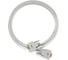 0-модемный кабель GCR 1.0m COM DB9-DB9 9F-9F серый 30 AWG VIV51I407 4