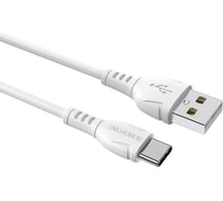 USB-кабель Borofone BX51 Triumph Type-C - 8pin, 1 метр, 3А, пластик, белый 23752-BX51iTW
