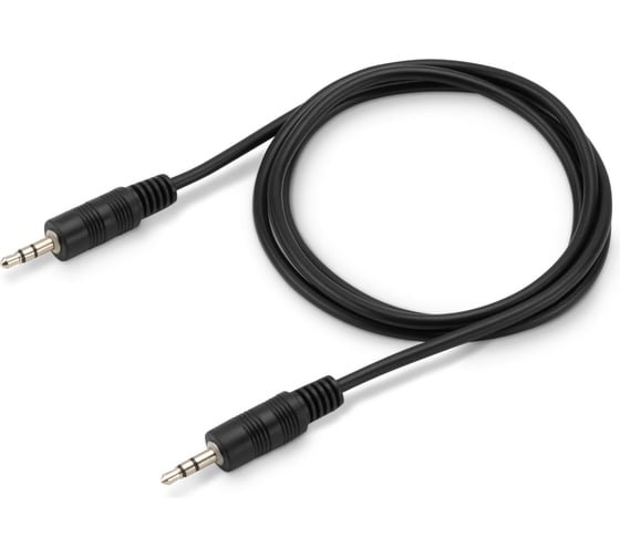Кабель соединительный аудио BURO BAAC002-2 Jack 3.5 (m)/Jack 3.5 (m) 2м. черный 1518717