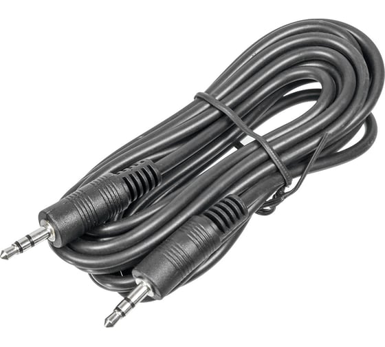 Кабель соединительный аудио BURO BAAC002-2 Jack 3.5 (m)/Jack 3.5 (m) 2м. черный 1518717
