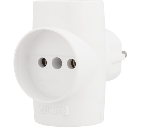 Электрический линейный тройник REXANT 10 А 11-1077