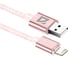 USB кабель Redragon DEFENDER F85 Lightning, pink, 1м, 1.5А,нейлон,пакет 87101PIN 1