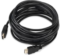 Кабель аудио-видео BURO HDMI 1.4, HDMI (m)/HDMI (m), 5м, позолоченные контакты, черный, BHP RET HDMI50 485559