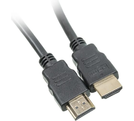 Кабель аудио-видео BURO HDMI 1.4, HDMI (m)/HDMI (m), 5м, позолоченные контакты, черный, BHP RET HDMI50 485559