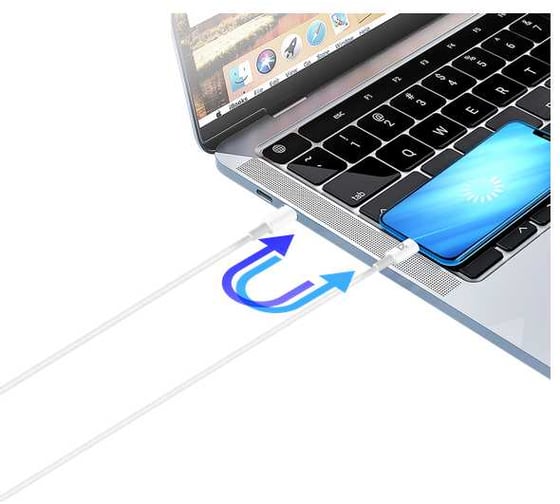USB-кабель DEFENDER F182 TypeC-Lightning 2м, 20Вт, PD, TPE, белый, пакет 87539