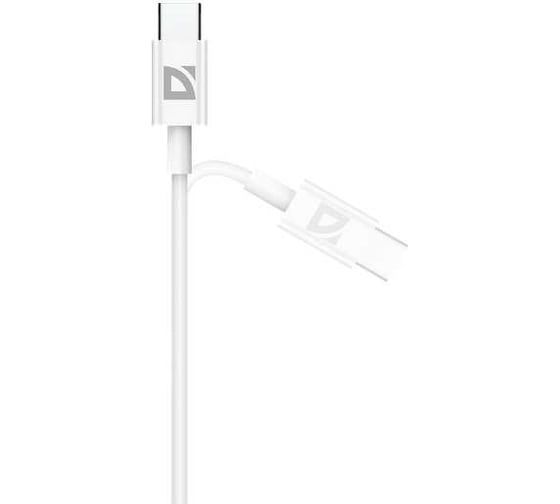 USB-кабель DEFENDER F182 TypeC-TypeC 2м, 30 Вт, PD, TPE, белый, пакет 87537