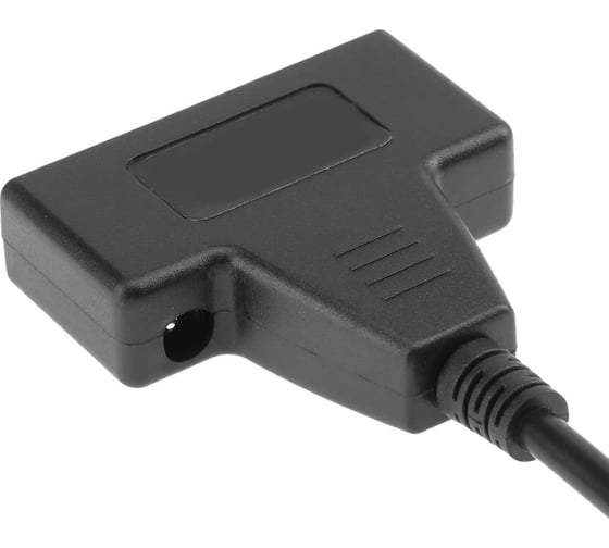 Адаптер PALMEXX ADP009 USB2.0(m)-SATA(m), разъём для доп.питания, 0.3м, чёрный PX/CBL-USB20-SATA