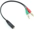 Адаптер PALMEXX ADP015 Audio Jack 3.5mm (F) - 2xJack 3.5mm (M) PX/CBL-AUD-JF-2JM 1