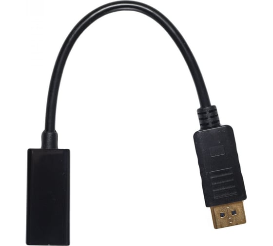 Адаптер PALMEXX ADP002 DP(m)-HDMI(f), 4K/30Hz, 0.15м, чёрный PX/DP-HDMI