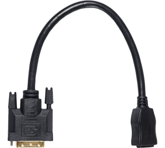 Адаптер PALMEXX ADP004 DVI(m)-HDMI(f), 0.15м, чёрный PX/DVI-HDMI