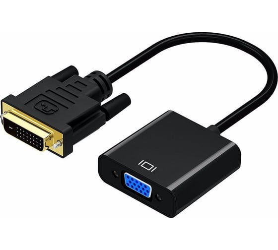 Адаптер PALMEXX ADP005 DVI(m)-VGA(f), 0.15м, чёрный PX/DVI-VGA 1
