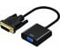 Адаптер PALMEXX ADP005 DVI(m)-VGA(f), 0.15м, чёрный PX/DVI-VGA 1