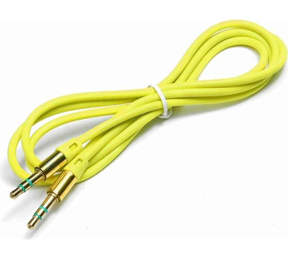 Аудио кабель Cablexpert Jack 3.5/Jack 3.5, 1м, желтый CCA-3.5MM-1Y 1