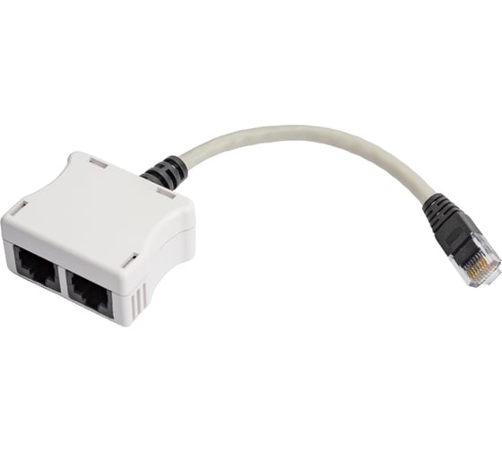 Разветвитель Hyperline SPL-BRIDGE RJ-45 4Prр.USOC -&gt; 2 x 4Pr.USOC 34553