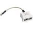 Разветвитель Hyperline SPL-BRIDGE RJ-45 4Prр.USOC -> 2 x 4Pr.USOC 34553 1